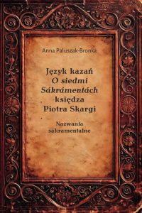 Okładka stylizowana na starodruki oprawiane w misternie zdobioną skórę