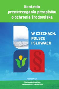 Na zielonym jak pola i niebieskim jak niebo tle białe liternictwo i kolorowa grafika symbolizująca listki koniczyny