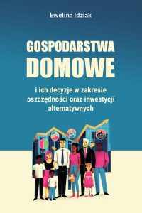 Niebieskie tło, białe liternictwo, na białym tle kolorowa grafika przedstawiająca rodzinę stojącą pod symbolicznym