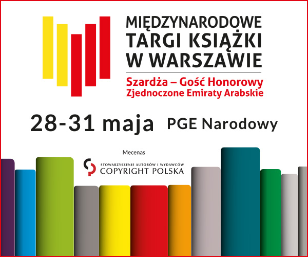 baner reklamowy Targów Książki w Warszawie