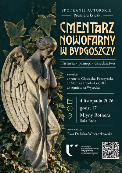 Plakat z zaproszeniem na spotkanie autorskie Plakat z zaproszeniem na spotkanie autorskie