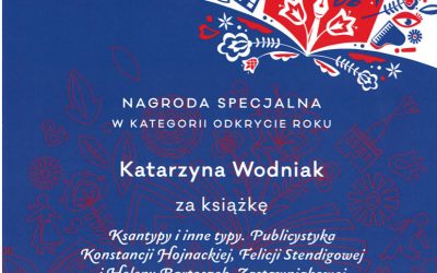 Odkrycie roku dla Katarzyny Wodniak